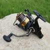 Portable All-metal Spool Fishing Reel Metal Spool Jigging Trolling Long Shot Casting and Salt Water Surf Big Sea Double Drag Spinning Rod Lure Reel