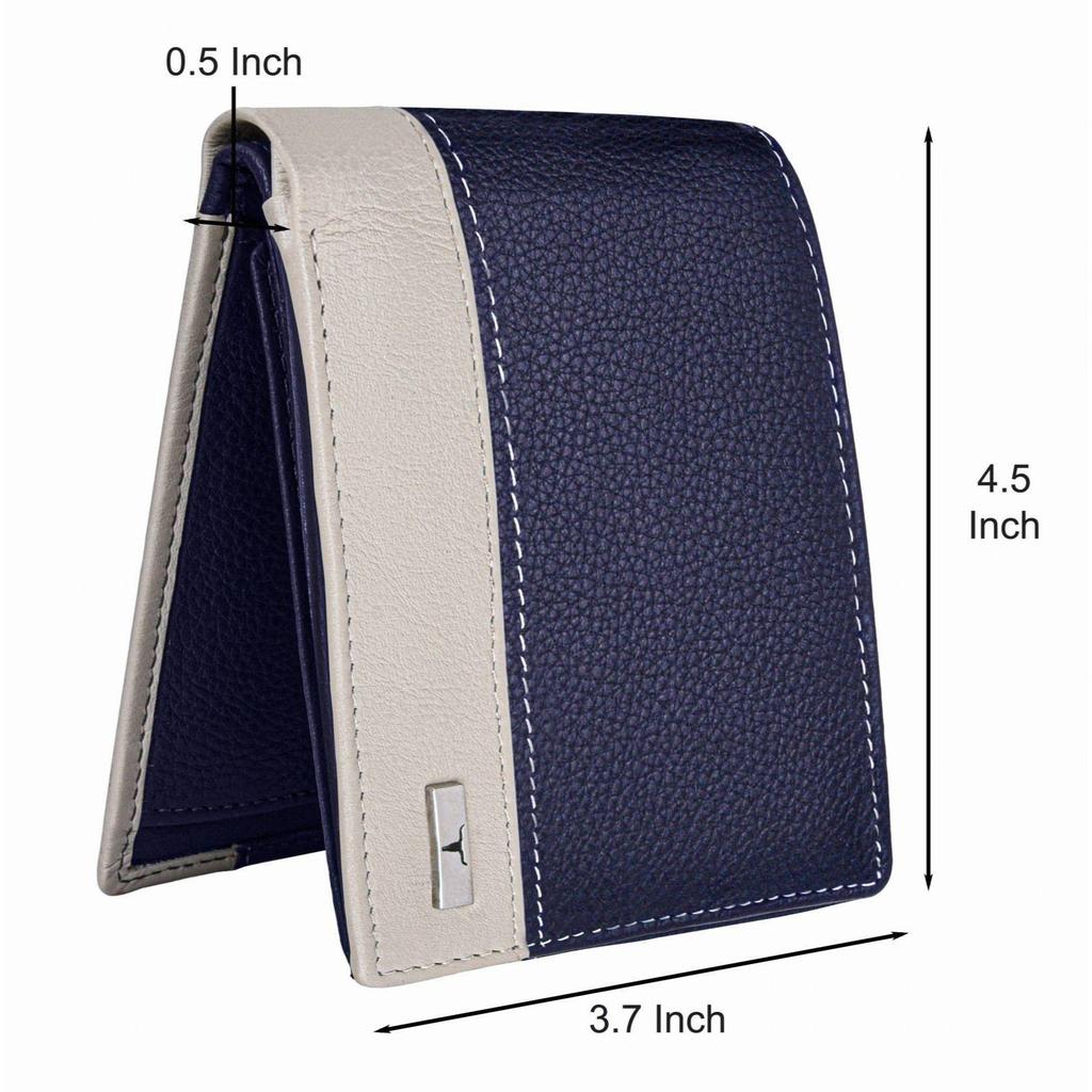 Herren-Geldbörse aus echtem Leder, lässig, formell, für unterwegs, trendig, RFID-Geldbörse  (8 Kartenfächer) Herren Geldbörse