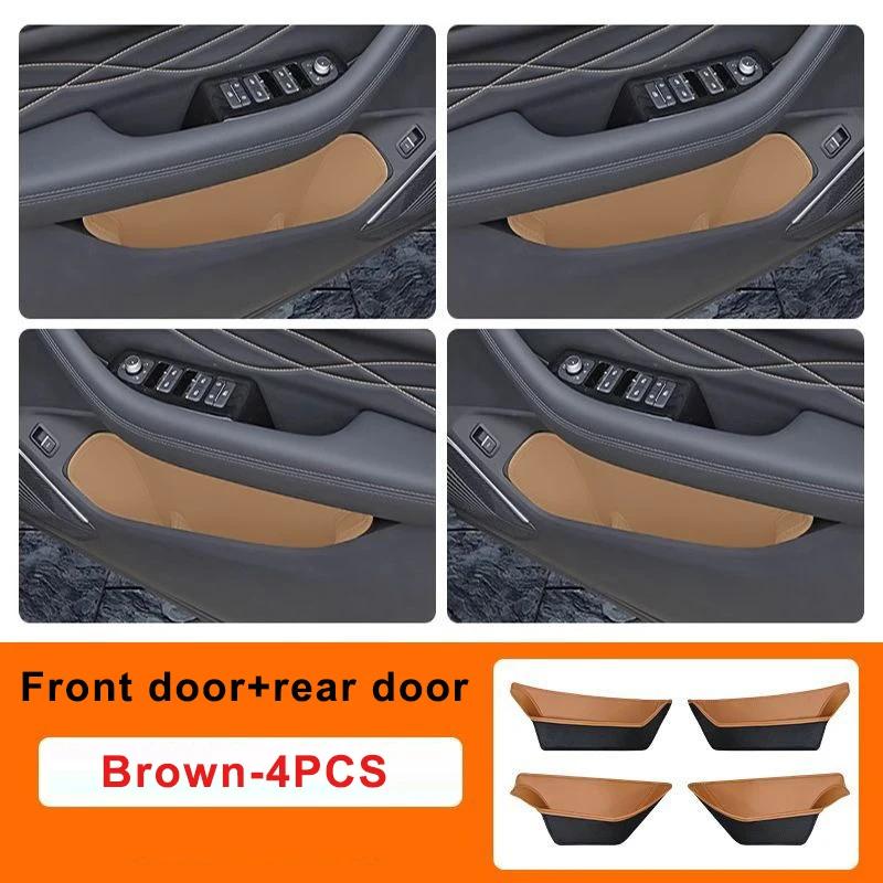 For Geely Monjaro Xingyue L -2025 Car Door Slot Organizer Box Leather Glove Box Storage Groove Pad Interior Accessories