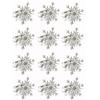 1/6/12pcs Silver/Gold Snowflake Napkin Ring Buckles Metal Christmas Holiday Napkin Holder New Year Gift Dinnig Table Decoration