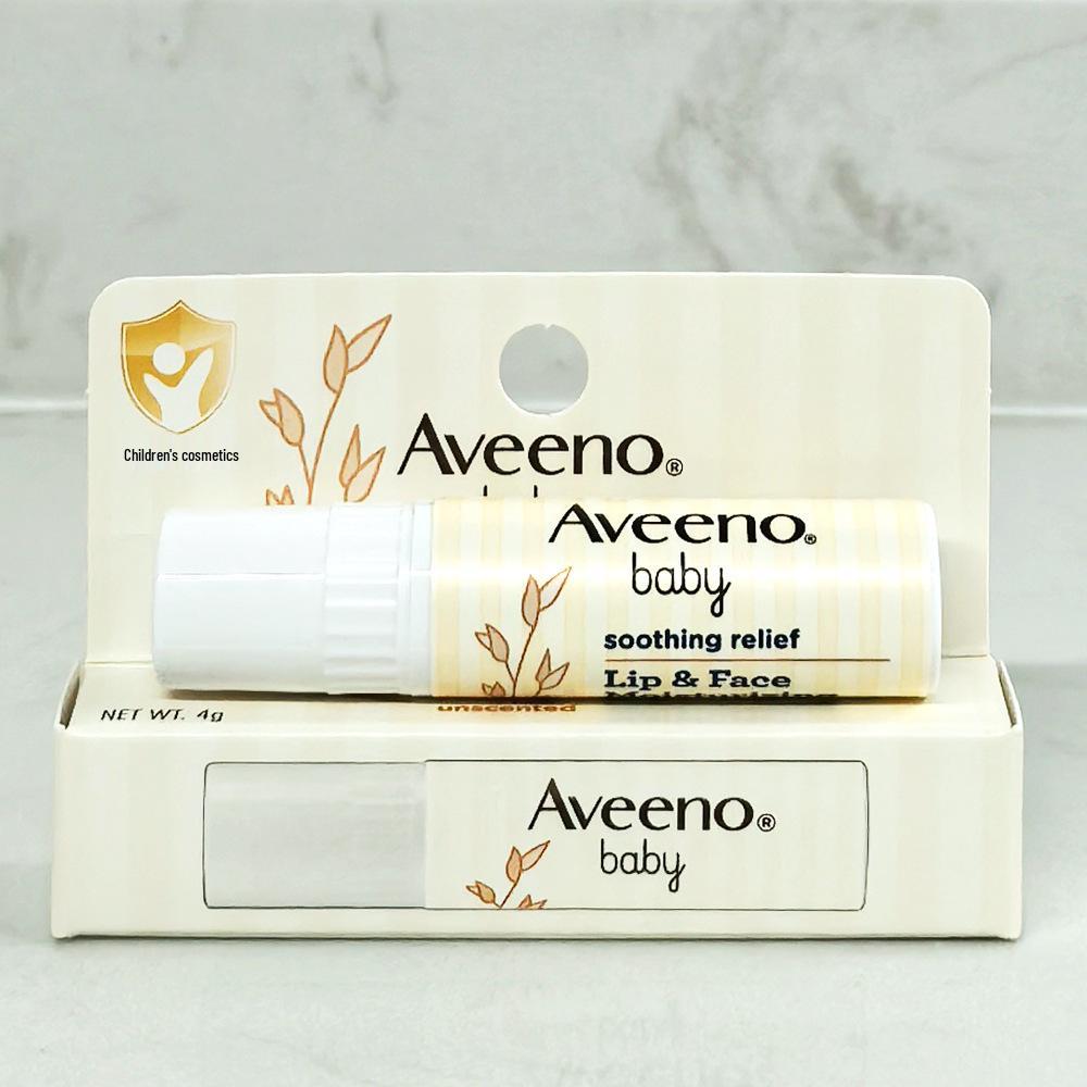 Aveeno Fragrance-Free Soothing & Softening Moisturizing Lip Balm Stick for Infants & Children, 4g
