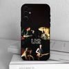 Custodia per Telefono Band UU-U2 Per Samsung S25,S24,S21,S22,S23,S30,Ultra,S20,Plus,Fe,Copertura Nera in Morbido Silicone