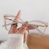 1 Pair Of New Cat'S Eye Glasses Frames Women'S Fashion Glasses Day And Night Use Anti-Blue Light Lenses Tinted Glasses