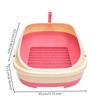 Cat Toilet Low-Maintenance Large Synthetic Litter Box with Sifting Tray