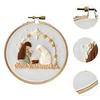 Christmas Embroidery Starter Kit Embroidery with Christmas Pattern Hand Craft for Beginners