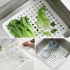 Resin Sink Protectors Anti-blocking Dish Drying Mat Sink Drain Mat  Vegetable and Fruit