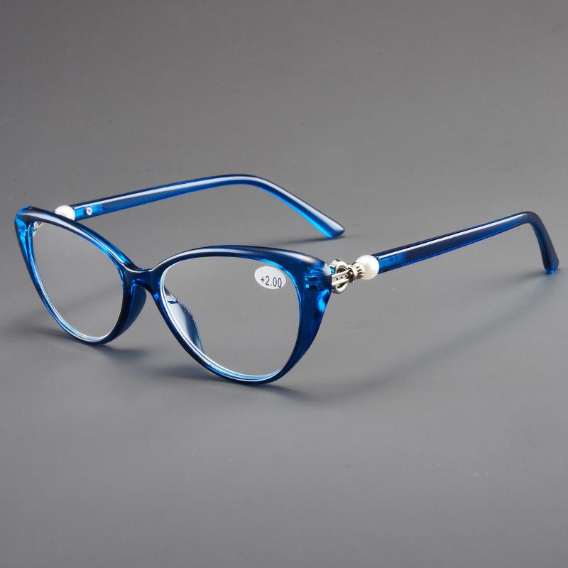 1654 Cat Glasses Frame Women Fashion Cat Frame High Definition Elderly Reading Glasses