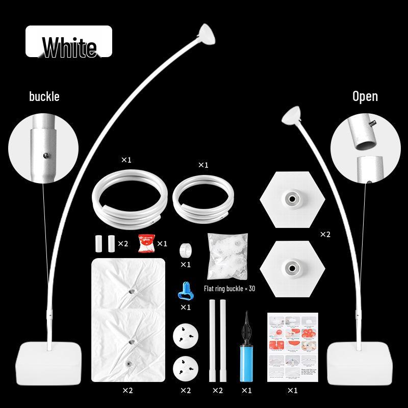 

DIY Balloon Decoration Set for Birthdays & Weddings – Flexible Pillar Stand for Soft Scene Layouts белый