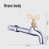 LANGZHIWEN Outdoor Anti-Theft Brass Faucet with Lock and Key