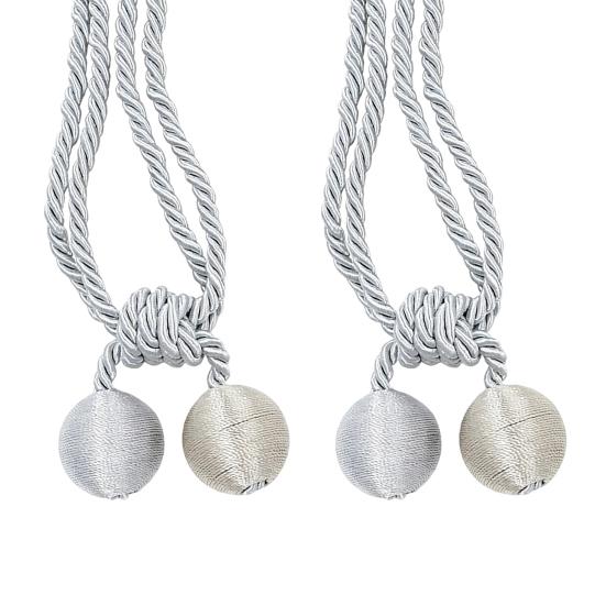 2 Pezzi Corda per Tende, Decorativa Annodatura Fatta a Mano, Cordini per Tenere Aperte le Tende per Soggiorno Camera da Letto Finestra Tende Trasparenti