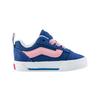 Vans Knu-Skool Toddler Navy Blue Pink Baby Sneakers VN000D0K5TU