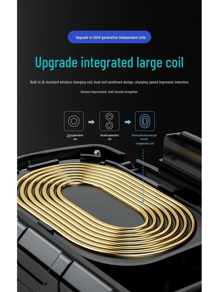 15W Waterproof Wireless Charging Phone Holder for Bikes and Motorcycles