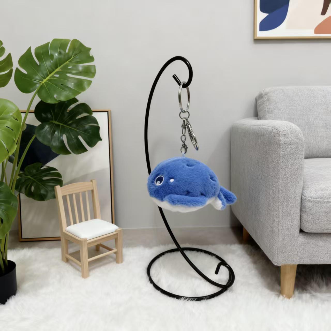 Милый плюшевый брелок в виде морского животного: Акула, Иглобрюх, Дельфин, Кит Lobster Clasp 12cm