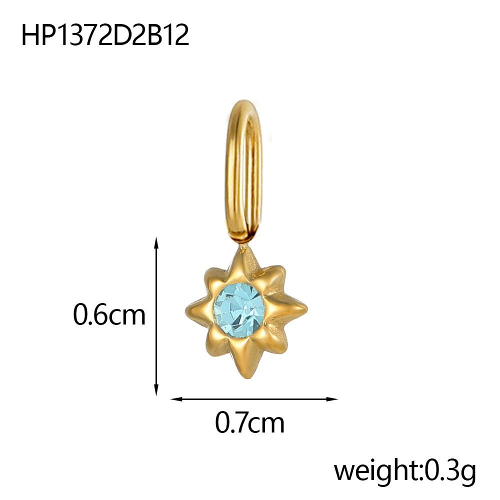 

CARLIDANA New Classic Element DIY Charm Necklace Stainless Steel Star Pendant Shiny Rhinestones Fashion Bracelet Earrings