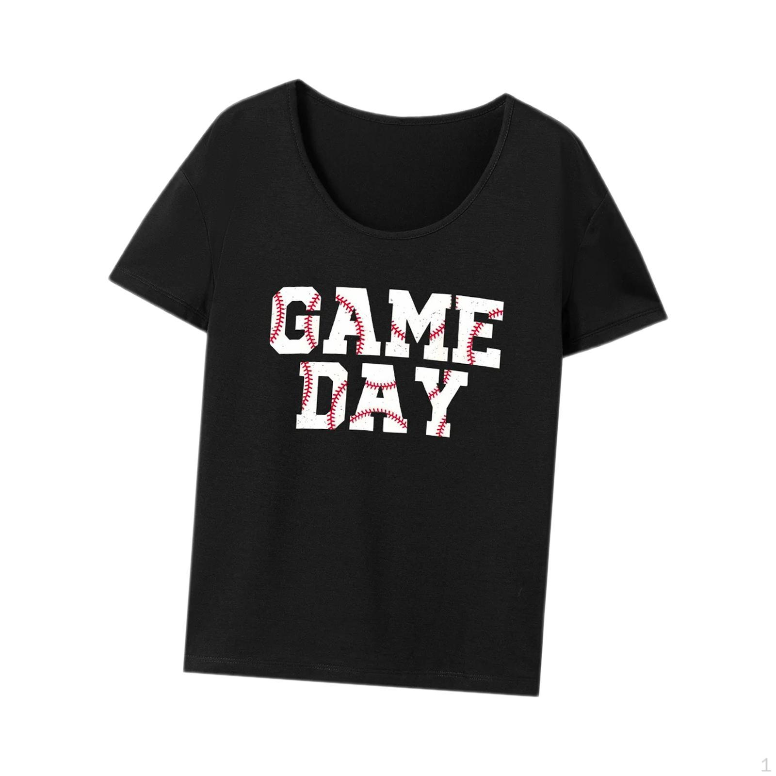 

T Shirt for Women Roundneck Tee Activewear Soft Basic Trip Holiday