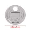 Coin- Type 0.6-2.4Mm 0.02-0.10 Inch Spark Plug Gap Gauge Measurement Tool Range Spark Plug Gage Caliber Measuring Tool