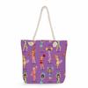 Gymnastics print thick rope single-shoulder beach bag 7245 CLE