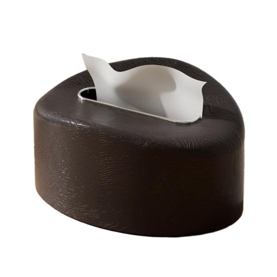 Yousheng Tissue Box Cover Rounded Corners Tissue Box Holder Spring Support Tissue Dispenser for Home Living Room Bedroom Office Use