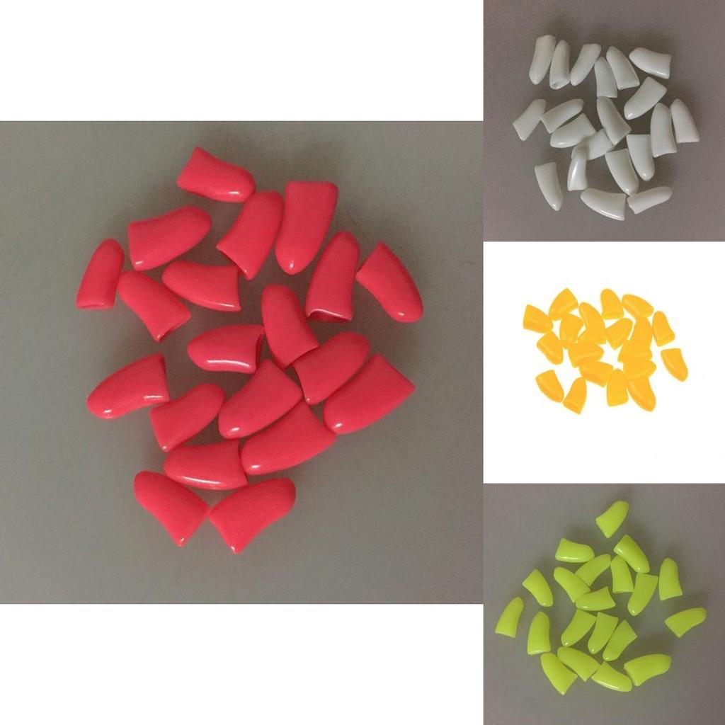 20pcs Pet Dog Cat Nail Caps Soft And Stylish Claw Protectors For Comfortable Fit