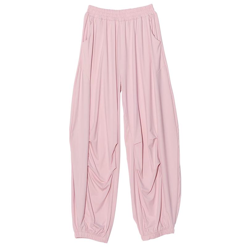 FlooMi Girls  Summer Ice Silk Casual Sun Protection Pants 120