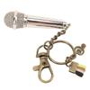 Miniature Mic Model Lifelike Decoration Exquisite Musical Instrument Ornament for Desk Display Shelf