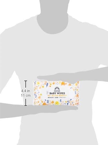 Amazon-Marke: Mama Bear Babytücher Pure Flushable, 60 Stück x 24 Stück, hergestellt in Parabenen, unparfümiert [spülbare Tücher], 99,9 % Wasser, Typ, (1440 Teile)