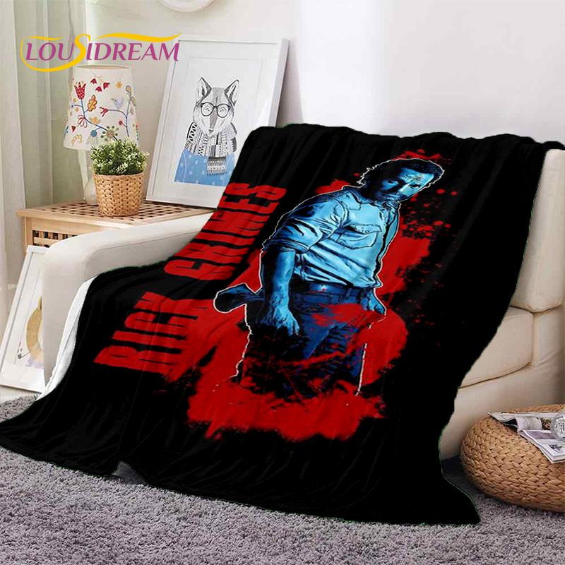 The Walking Dead Lincoln TWD Coperte Morbide, Coperta Plaid Calda Coperta Confortevole per Picnic Letti Divano Camera da Letto Casa Regalo