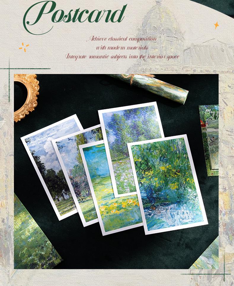 Oil Painting Journal Gift Set: Notepad, Diary, Notebook for Girls & Graduation Souvenir