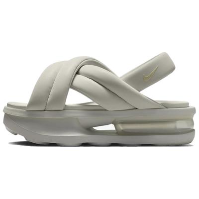 Sandalias Air Max Isla Hueso Claro Platino Puro Alabastro Sandalias de Estilo de Vida para Mujer FJ5929-001