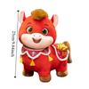 Soft Plush Horse Plush Doll Chinese Style Chinese Stuffed Horse Doll  Chinese New Year Gift