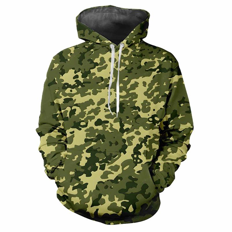 Dschungel Camouflage 3D Gedruckter Hoodie Frühling Herbst Street Sweatshirt Locker Lässig Outdoor Sport Top Kinder Klassische Camo Hoodies