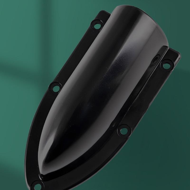 Clamshell Vent for Boat Yacht Marine Cable Vent Cover with Screws Easy Installation Clam Shell Vent Cover White/Black