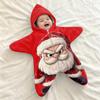 Baby Swaddle Blanket with - Flannel -Startle Wrap for Newborns, Christmas Print Sleep Sack for Boys Girls, Portable Outdoor Swaddle