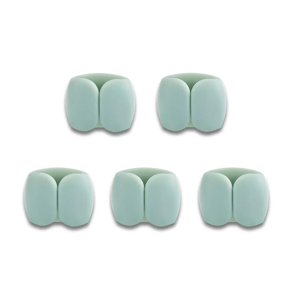 Cable Organizer 1/5Pcs Cable Clip Desk Tidy Organiser Cable Winder Wire Cord USB Charger Cord Holder Organizer Fixed Clasp