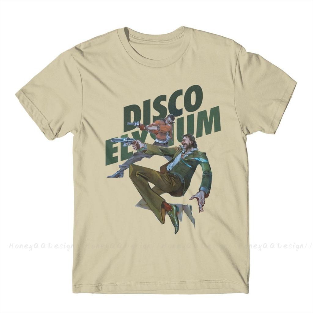 Emotion Evoke Print Cotton Shirt Hombre Disco Elysium Revachol Rpg Unisex Fashion Streetwear Adult Tee Unisex O Neck Unisex Tshir