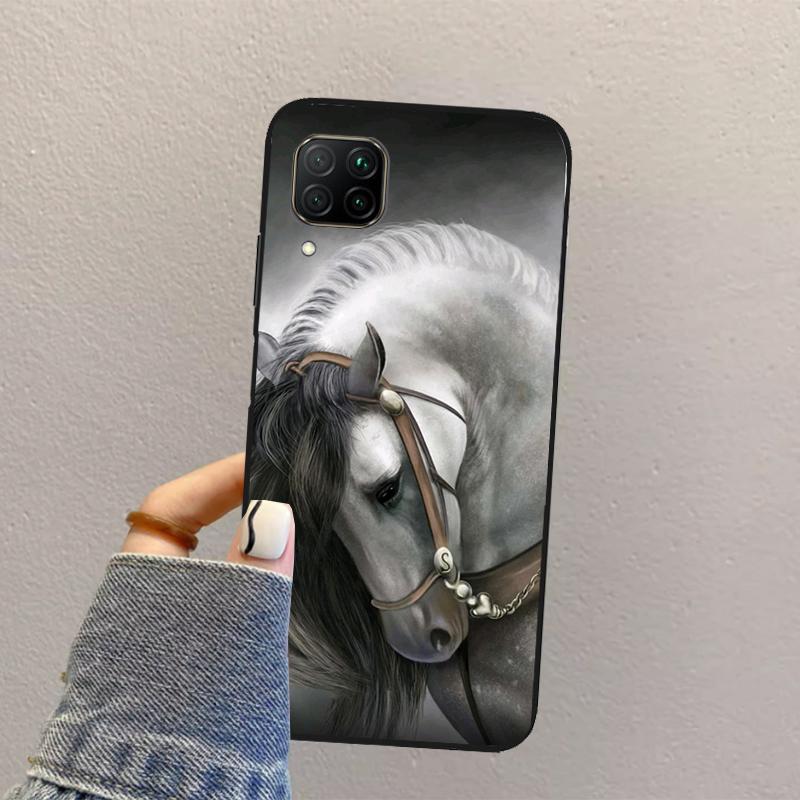Animal Majestic Painting Horse For Huawei Nova 3i 7i 8i 11i 12i 9 10 SE Y73 Y90 Y70 Y72 Y61 Y91 P30 P40 Lite P60 Pro Case
