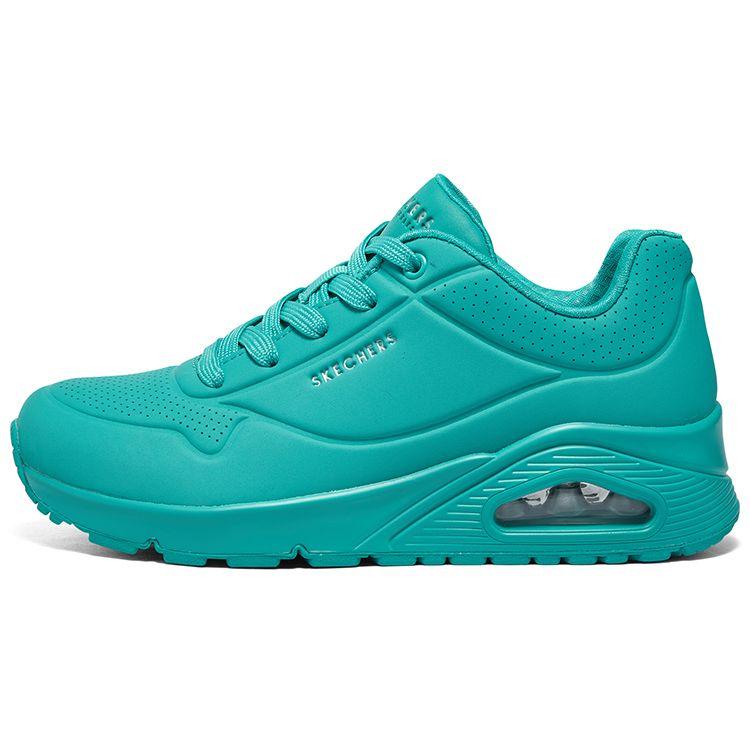 Skechers Uno Soda Butterfly Comfortable Versatile Low-Top Casual Shoes Women sneaker Light-Green 73690-TURQ 36