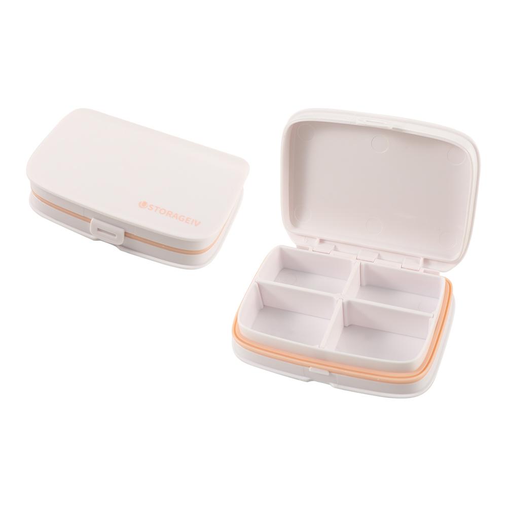 Portable Convenient Candy Box Pill Box Weekly 4/6 Grid Storage Box Pill Case 7 day Pill Box Medicine Tablet Dispenser