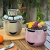 Household Camping Charcoal Stove Metal Barbecue Grill Practical Portable Charcoal Grill  Travel