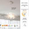 Modern Minimalist Living Room Chandelier Creative Petal Lamp Bedroom Light Luxury Lamps