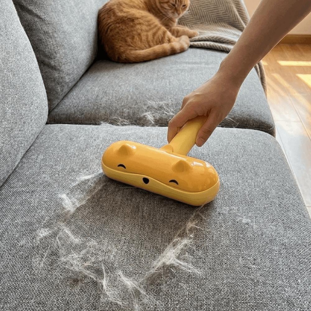 Washable Animal Shape Pet Hair Remover Efficient Pet Deshedding Brush Pet Hair Roller  Sofa