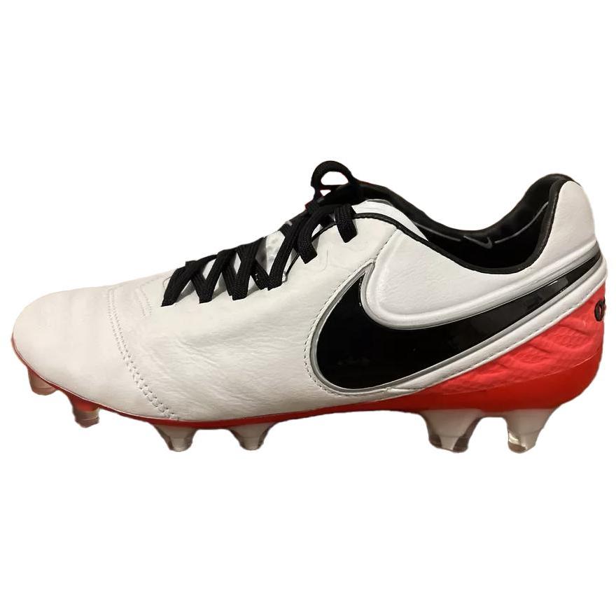 

Nike Tiempo Legend 6 Comfortable Versatile Non-Slip Durable Soccer Shoes Women sneaker White Red 819256-107 36