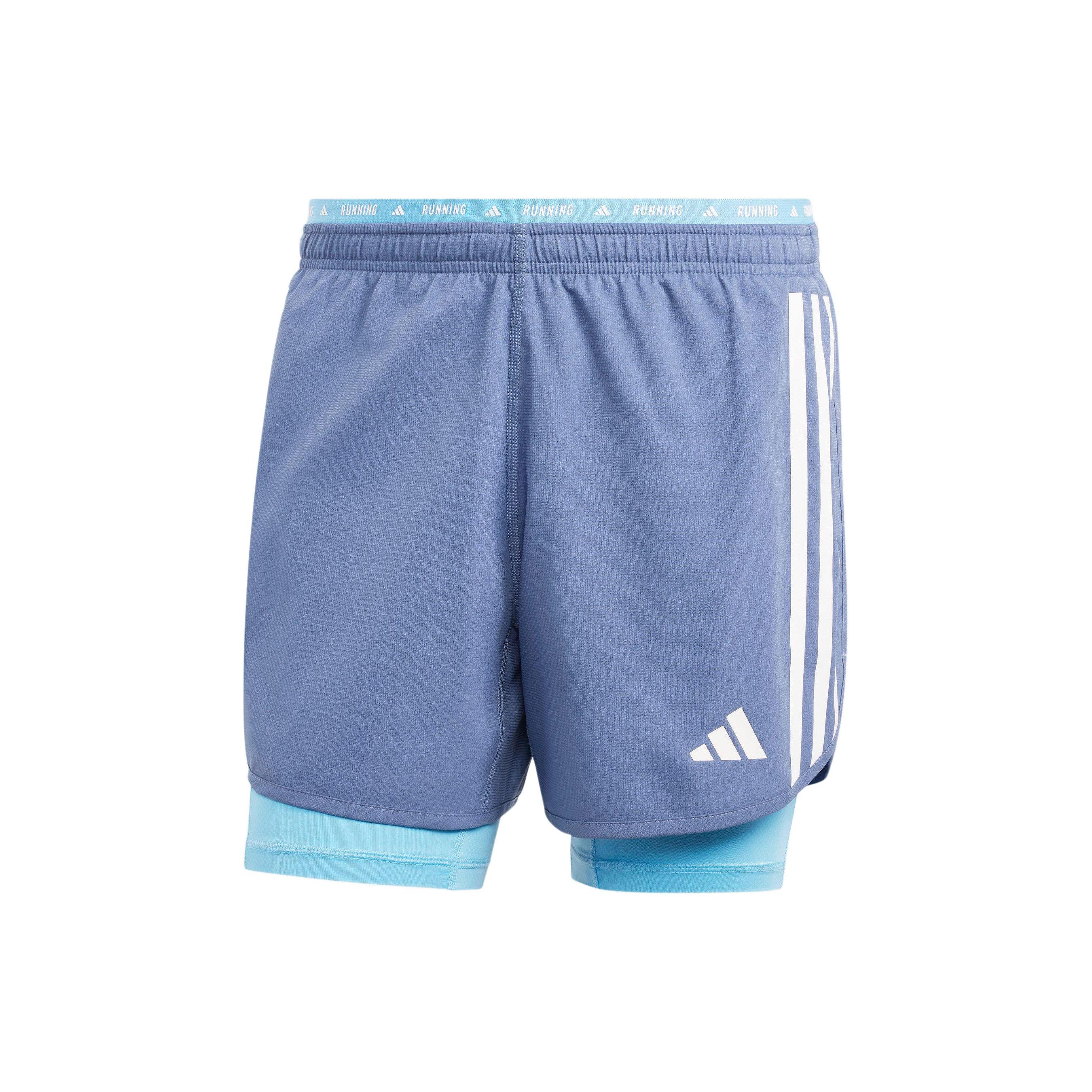 

Новые шорты Adidas Own The Run 3 Stripes 2 в 1 Спортивные шорты Мужские Синие IK4980 L