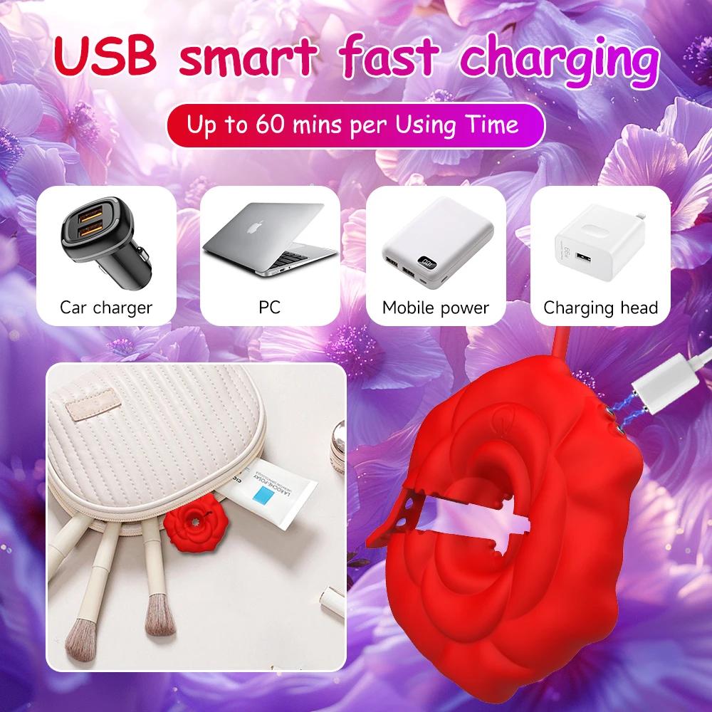 Nipple Vibrator Nipple Clamp Sexual Pleasure Women's 9 Vibration Modes Silicone Lightweight Invisible Nipple Toy Adult Sex Toy