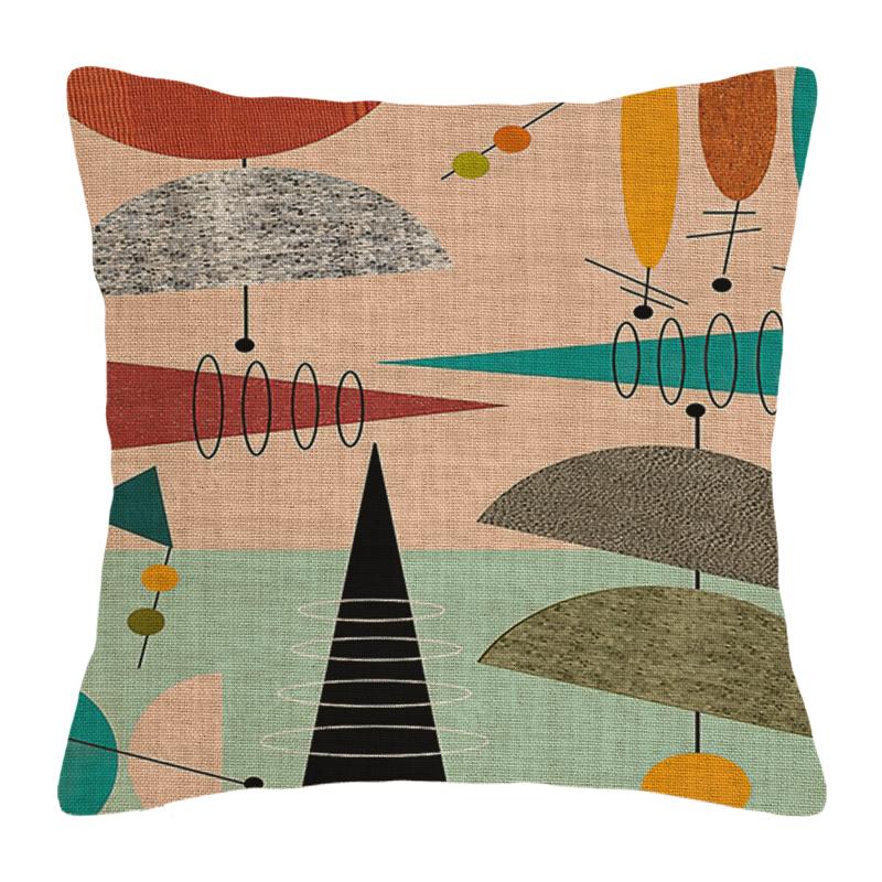 Dom Salon Nowoczesna Dekoracja Poduszka Dekoracja Poszewka na Poduszkę 45*45 40X40Cm 60X60Cm 45X45Cm Abstrakcyjny 50X50Cm Boho