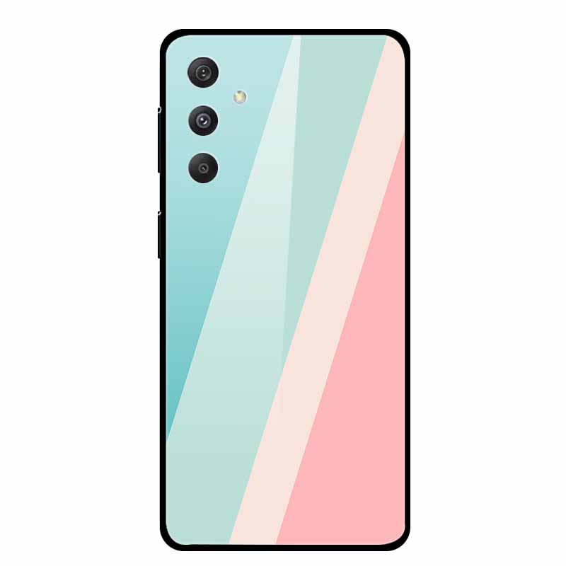 For Samsung Galaxy M54 M34 M14 Case Luxury Tempered Glass Back Cover Hard Case Samsung Galaxy M 54 Capa Fundas Coque Colorful