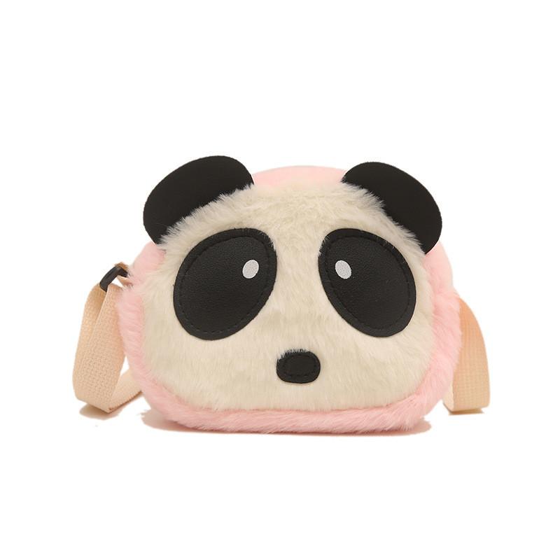 

И Прочная Очаровательная Плюшевая Сумка Панды Для Детей Веселый И Игривый Дизайн Для Приключений Каждый День розовый