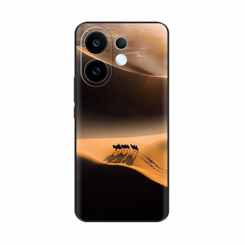 Coque en Silicone Pour Vivo S30 VivoS30 Funda Chat Fleur Rose Panda Mignon Dessin Animé Peint Coque Anti-Choc Pare-chocs Étui de Téléphone Portable