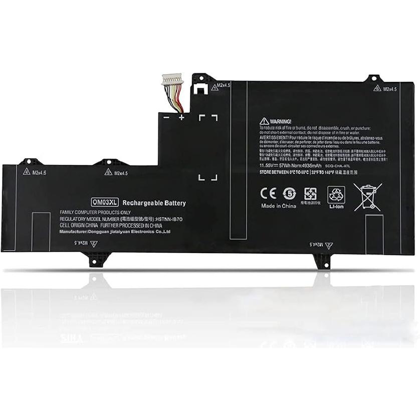 OM03XL 863167-171 863167-1B1 863280-855 HSN-I04C HSTNN-IB70 HSTNN-IB7O Laptop Battery Replacement for HP EliteBook x360 1030 G2 Series (11.55V