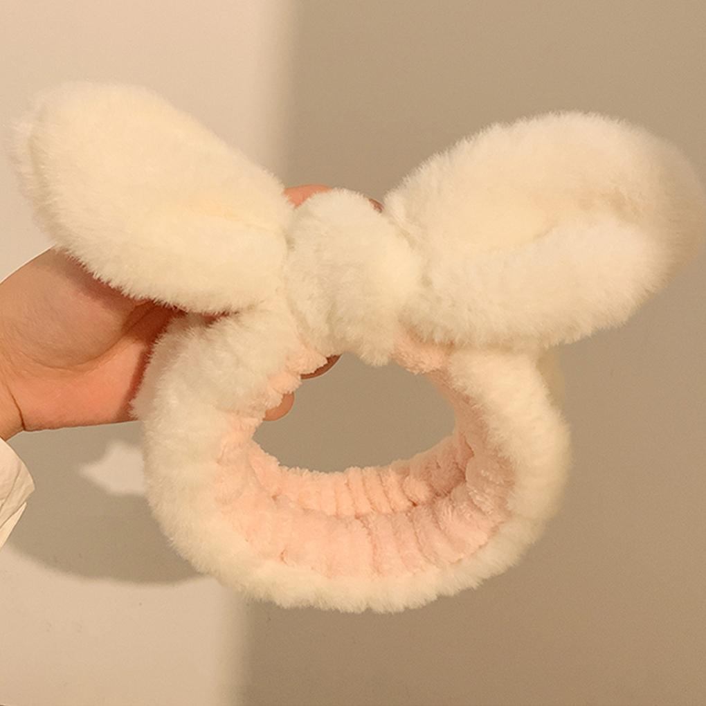 Cute Animal Ears Makeup Hair Band Wide Applications Comfortable To Wear Skin Care Hair Band Headband